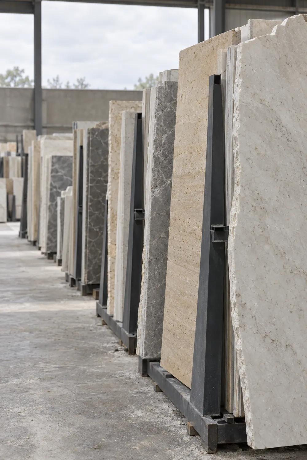 A morning at the stone yard: how a slab gets chosen